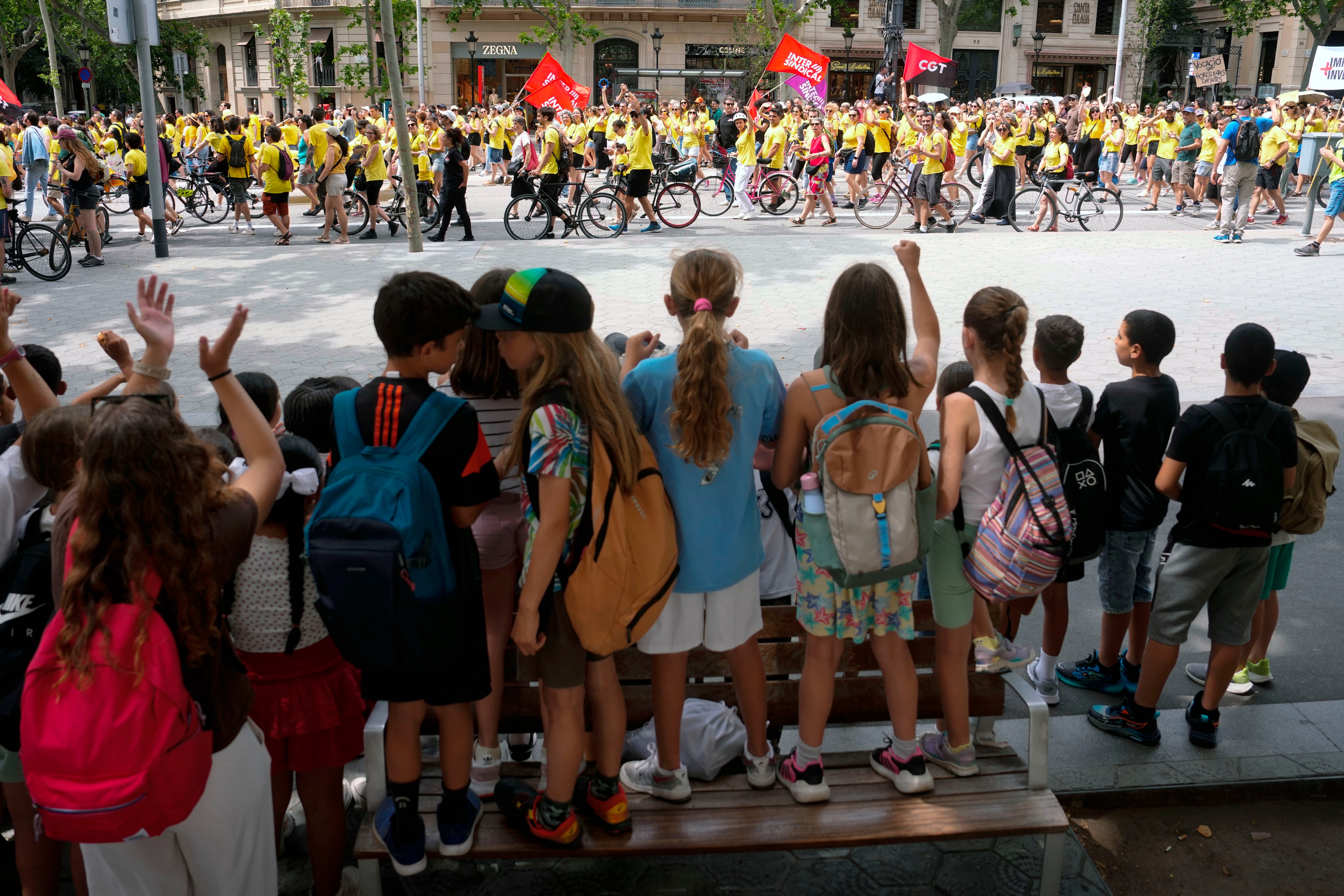 Los docentes catalanes convocan huelga durante la visita del Papa a Barcelona