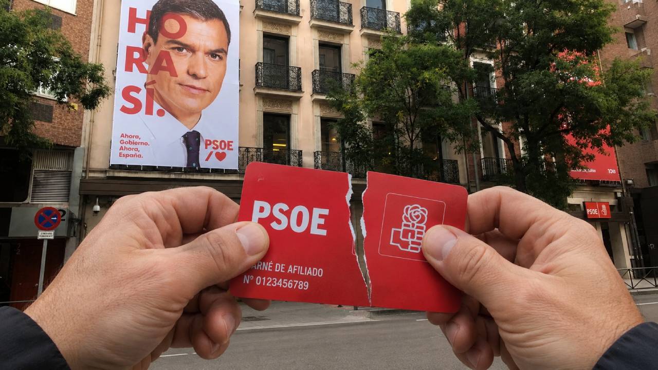 El PSOE pierde 23.388 militantes desde que Sánchez llegó a La Moncloa en 2018
